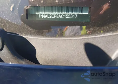 2010 Nissan Altima 2.5 S z USA, uszkodzony, nr VIN 1N4AL2EP8AC155317